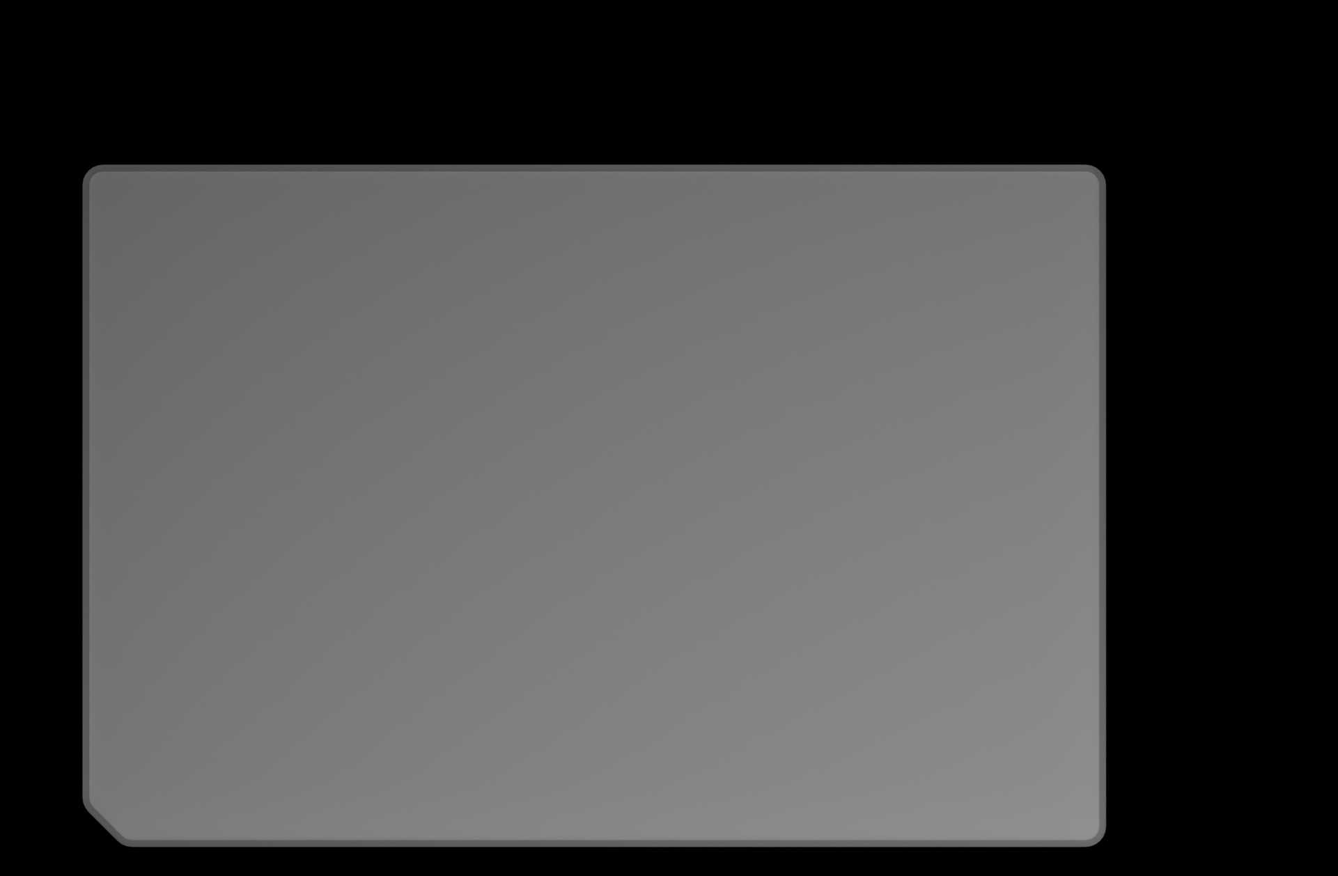 Top view of the double template.