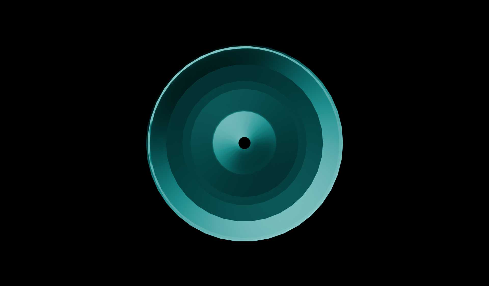 Top view of the pipette interface with a circular safe area with with a radius of 4.50mm highlighted in orange.