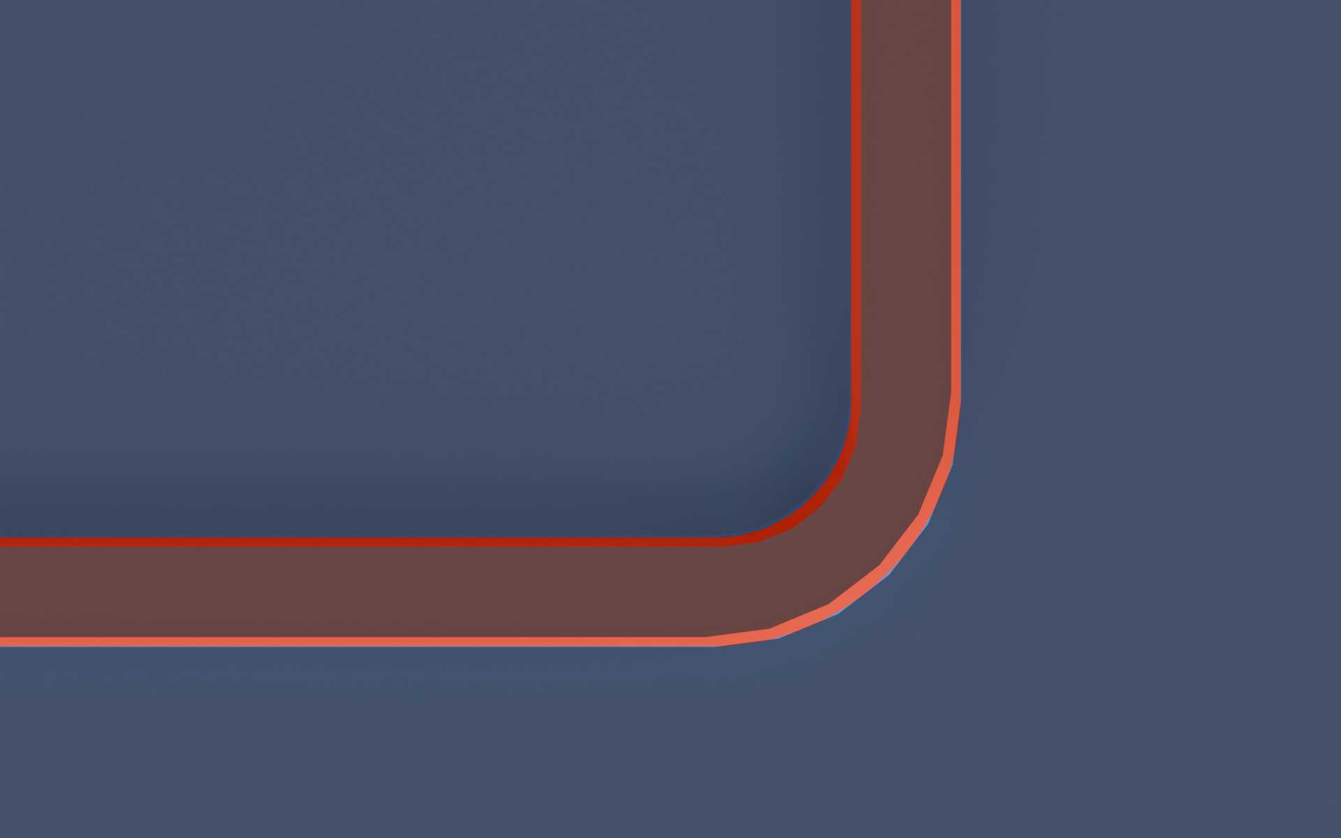 Close-up of a molded microfeature with its corner radius labeled “R.”